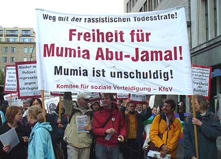 Demo Freiheit für Mumia Abu Jamal