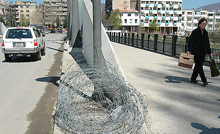 Bruecke in Kosovska Mitovica