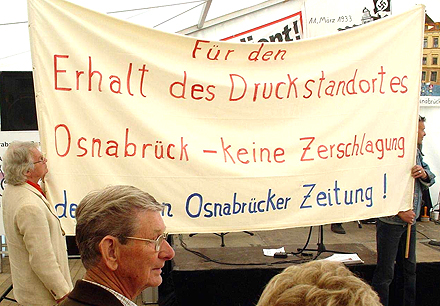 ver.di-Protestveranstaltung im Mai
