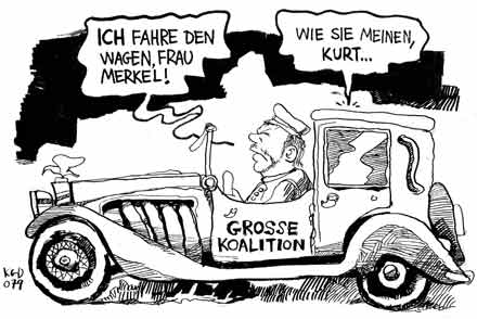 Kostarikatur - ICH fahre, Frau Merkel!