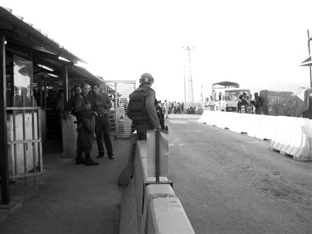 Checkpoint Nablus Israel