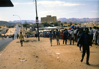 Wahlen Namibia Katatura 1989