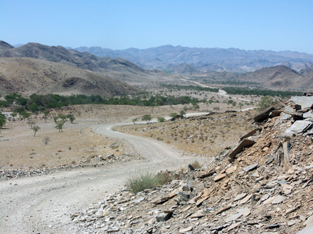 Namibia Landschaft Landarbeiter