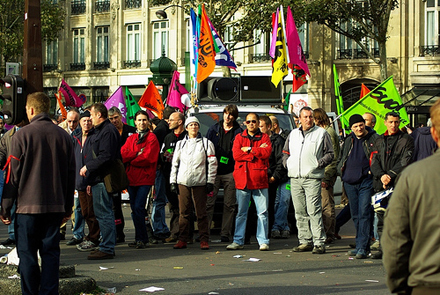Streik Frankreich Oktober 2007