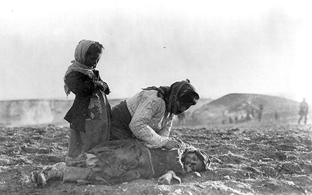 „Habichtnäsige" armenische Flüchtlinge in Syrien 1915