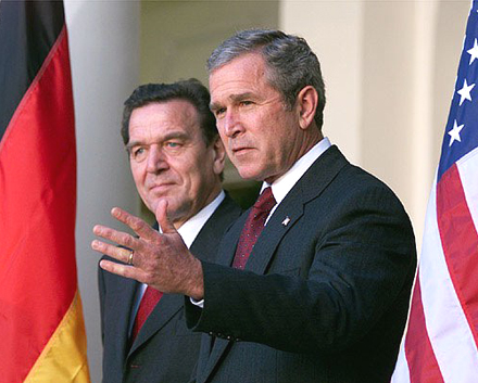 Bush und Schröder