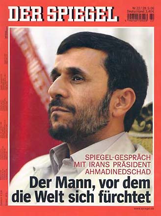 Ahmadinejad Spiegel-Cover