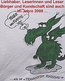 Postkarte Frankfurter Drache