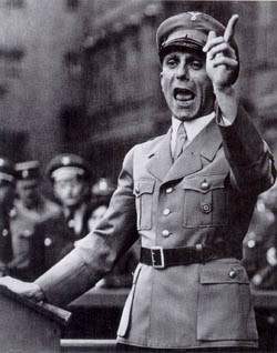 Joseph Goebbels redet