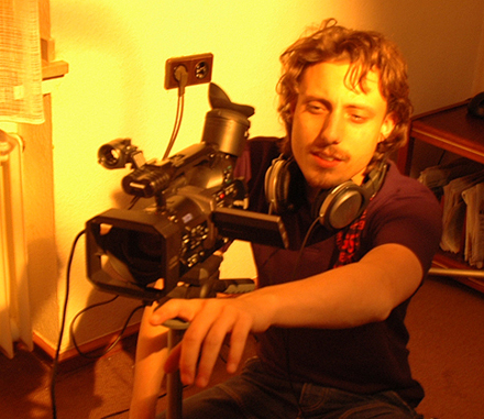 Falko Jakobs hinter der Kamera