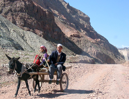Kirgisen auf der chinesischen Seite des Karakorums Foto: Colegota