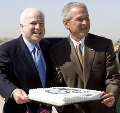 John McCain George W. Bush Cake
