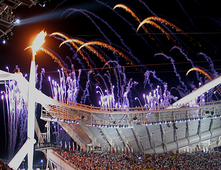 Eröffnungszeremonie der Olympischen Spiele in Athen 2004