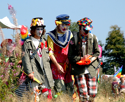 Clowns in Büchel Foto: Wolfgang Geissler