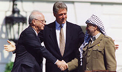 Shakehands I: Rabin, Clinton, Arafat