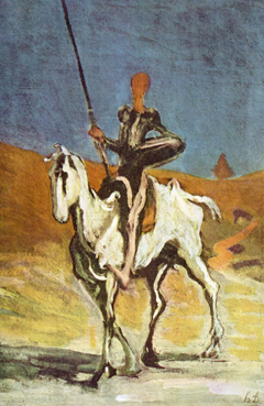 Honore Daumier Don Quichote