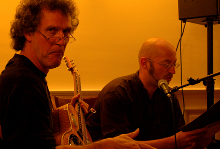 "krimifrass" musikalische Lesung Norman Liebold und Bernd Vollbach 