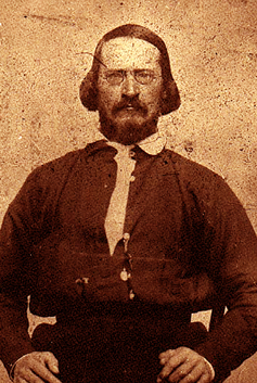Freund und Revolution&auml;r Fritz Anneke Bild sp&auml;t. Zeiten USA