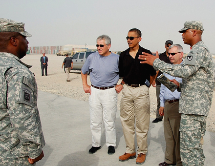 Obama Camp Arifjan Kuwait Foto: Jim Hinnant