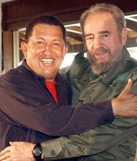 Castro und Chavez