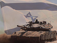 Israelischer Panzer im Anmarsch Montage: Heinrici Fotos: Lewy, lior34