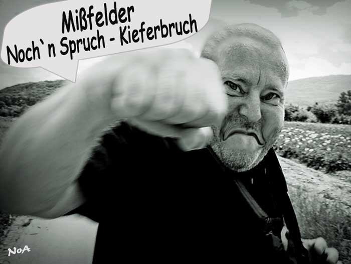 Mißfelder: "Noch ein Spruch - Kieferbruch" (Norbert Arbeiter)