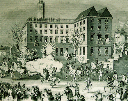 Der Kölner Rosenmontagszug 1846