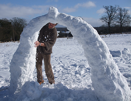 „Schnee“ von Markus Thonett Schneebogen