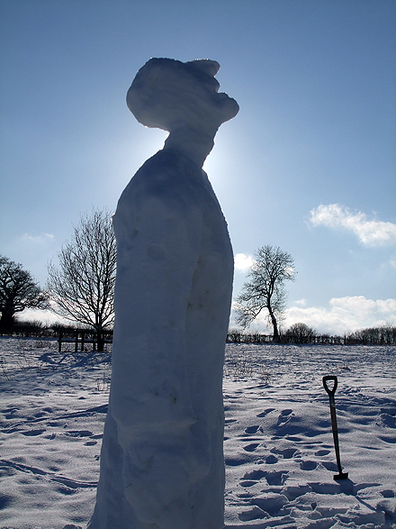 „Schnee“ von Markus Thonett Mensch