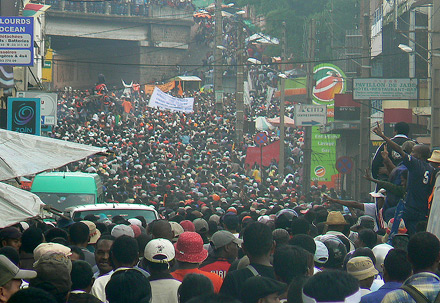 Demonstrationen in Antananarivo im Januar Foto: fanalana azy