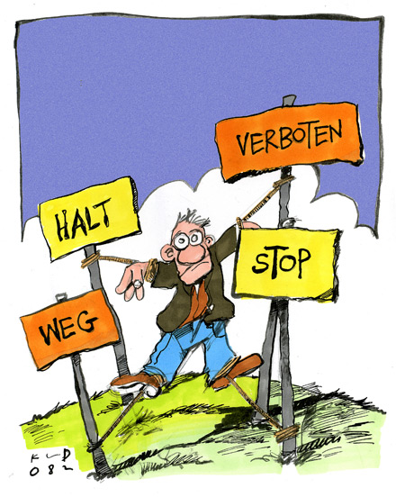 "Wa(h)re Berichterstattung", Kostas Koufogiorgos „Minima Politika“, © 2008 Horlemann-Verlag Gewalt Minima Politika Kostas Koufougiorgos Horlemann-Verlag Minima Politika Kostas Koufougiorgos Horlemann-Verlag