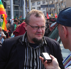 Tobias Pfl&uuml;ger in Kehl | Foto: Christian Heinrici