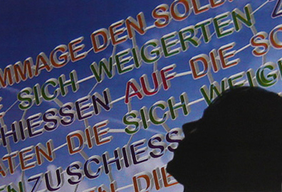 Entwurf zum Deserteur-Denkmal in Köln, Ruedi Baur, Foto: Christian Heinrici