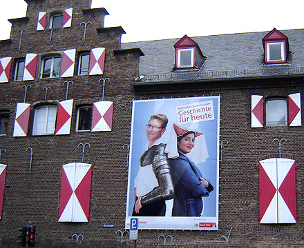 Zeughaus Köln Werbeplakat "Geschichte für heute" Foto: Christian Heinrici