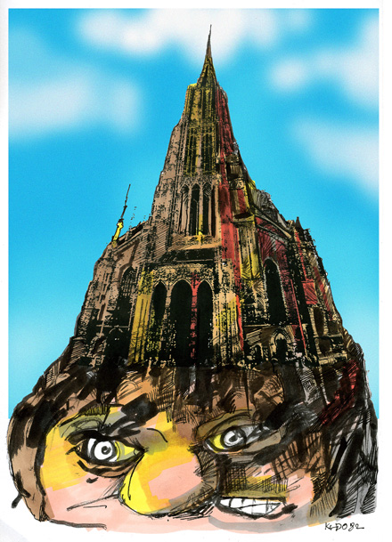 "Experten", Kostas Koufogiorgos „Minima Politika“, © 2008 Horlemann-Verlag Gewalt Minima Politika Kostas Koufougiorgos Horlemann-Verlag Minima Politika Kostas Koufougiorgos Horlemann-Verlag