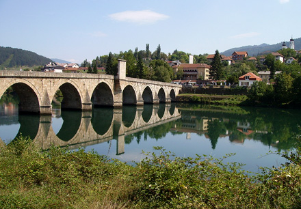 Die Brücke über die Drina bei Visegrad | Foto: Julian Nitzsche