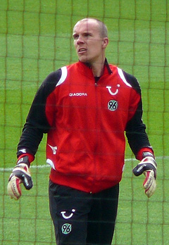 Robert Enke im Tor von Hannover 96 Foto: Ina96