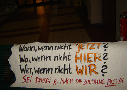 Mcschlau Mit Sauce Bolognese Proteste Der Studierenden Gehen
