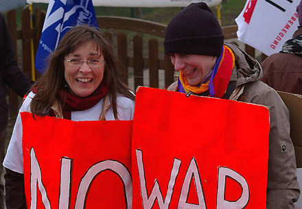 Büchel proteste gegen Atomwaffen Foto: Reiner Willy