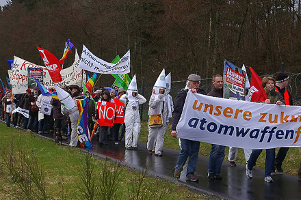 Büchel proteste gegen Atomwaffen Foto: Reiner Willy