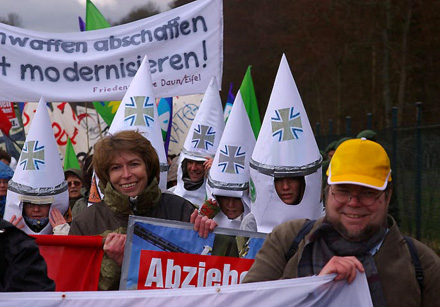 Büchel proteste gegen Atomwaffen Foto: Reiner Willy
