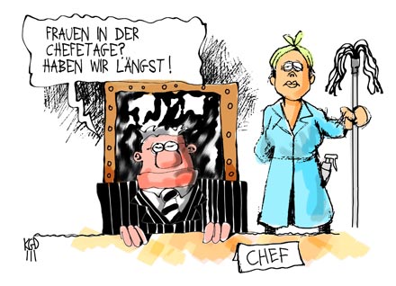 Frauen in der Chefetage haben wir längst