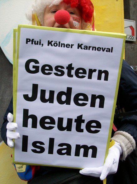 Gestern Juden, heute Islam - Feindbilder im Rosenmontagszug in Köln