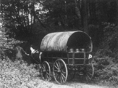 Stets begehrte Ladung: ein Pulverwagen