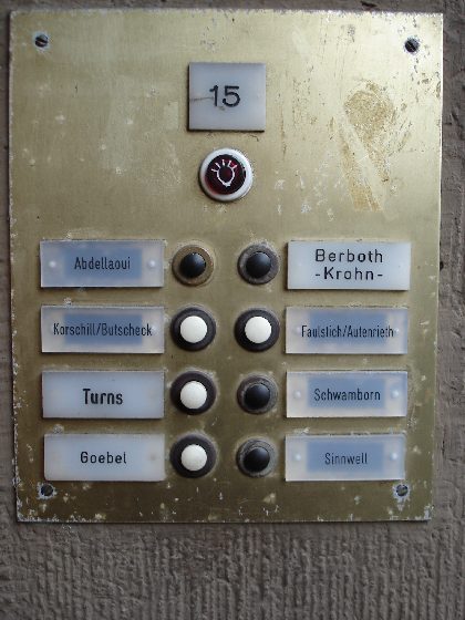 Haustürklingeln Barmer Viertel