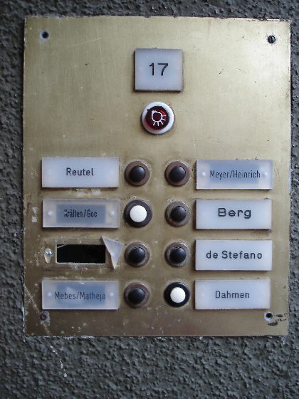 Haustürklingeln Barmer Viertel