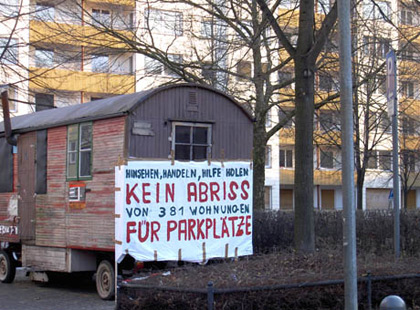 Bauwagen - Informationen für Besucher