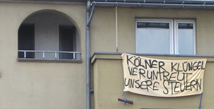 Besetzer in der Barmer - Gemeinsam gegen Kölner Klüngel