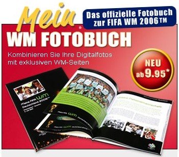 FIFA-Fotobuch-Werbung im Internet