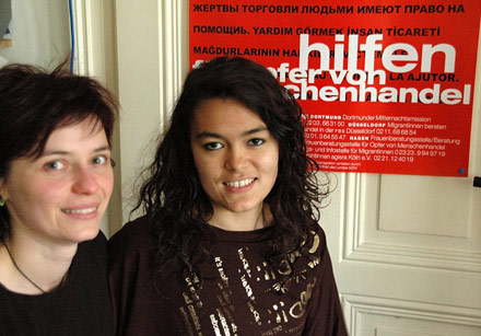 Monika und Nigora kämpfen gegen Menschenhändler